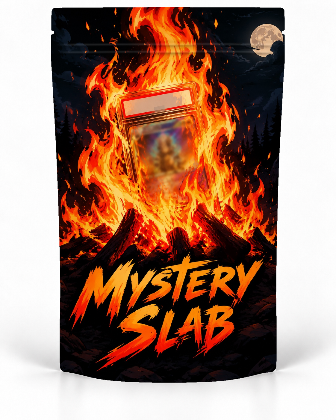 Fire – Direct-Printed mystery slab bag mockup by POP 1 Prints