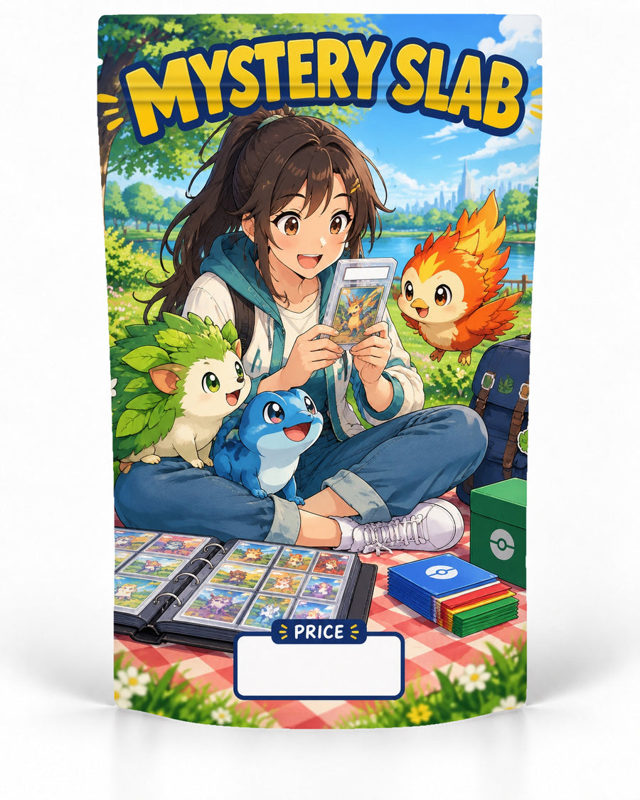 Collector Picnic 2 direct-printed Mystery Slab bag for TCG graded-card packaging