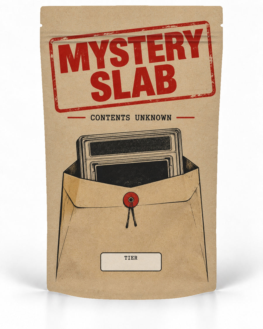 Kraft Envelope – Direct-Printed mystery slab bag mockup by POP 1 Prints