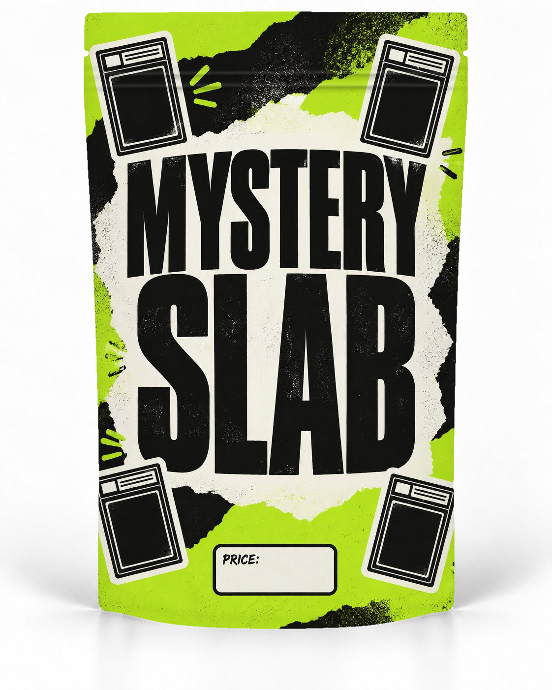 Lime – Direct-Printed mystery slab bag mockup by POP 1 Prints