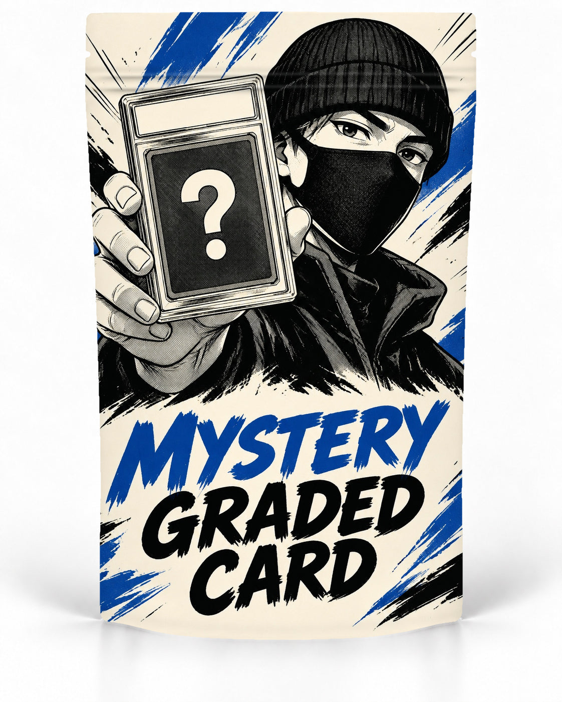 Masked Collector – Direct-Printed mystery slab bag mockup by POP 1 Prints