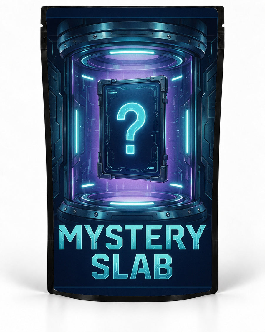 Neon Chamber – Labelled mystery slab bag mockup by POP 1 Prints