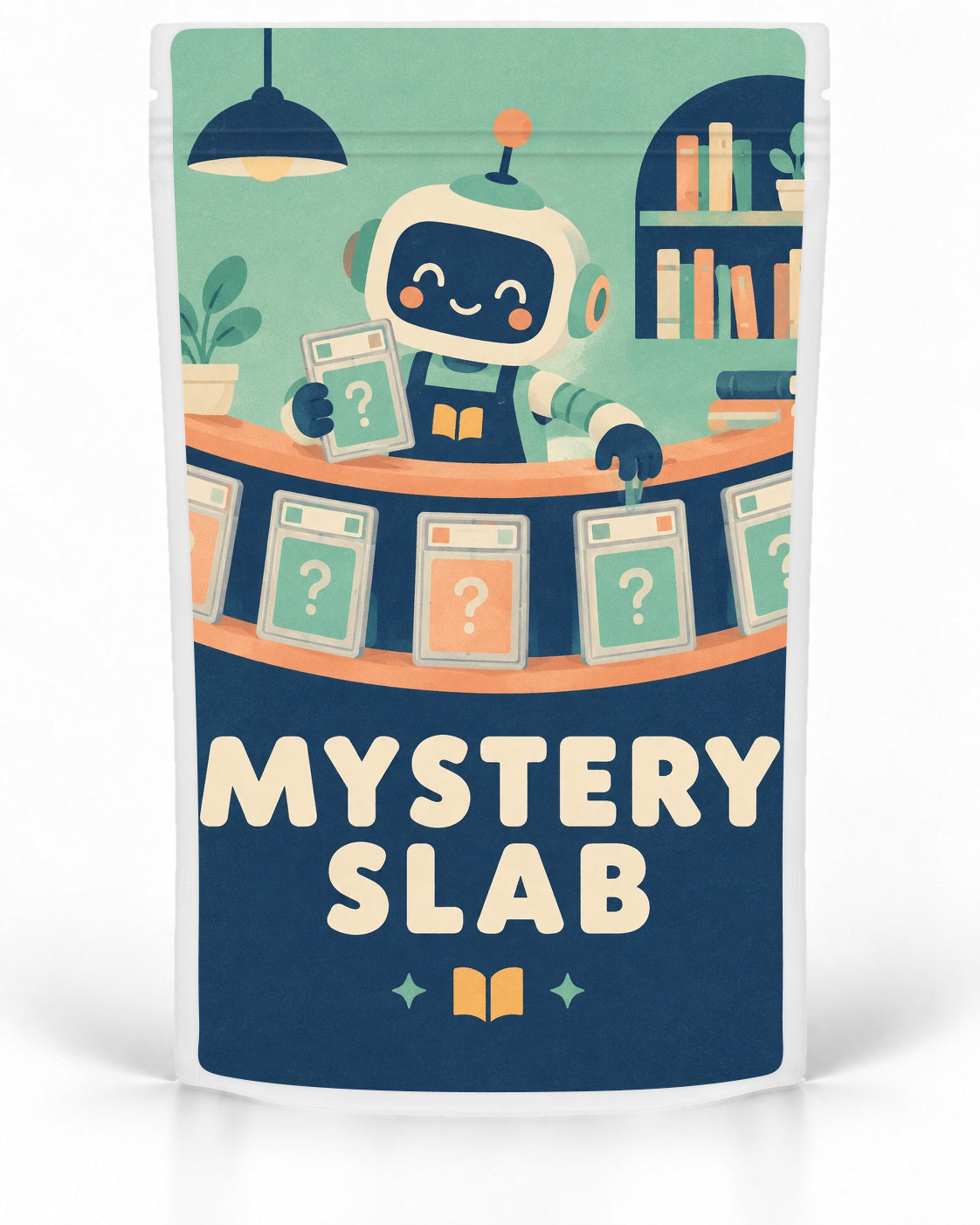 Robot Shop – Labelled mystery slab bag mockup by POP 1 Prints